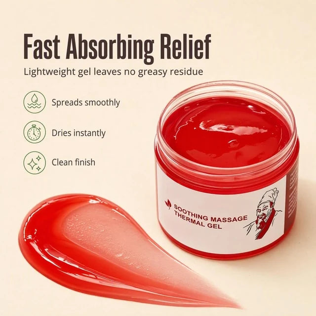 Soothing Thermal Massage Gel (Pack of 2)